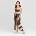 Girls' Stripe Sleeveless Jumpsuit - Art Class S, Girl's, Size: Small,