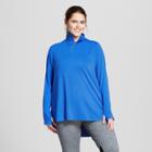 Women's Plus-size 1/2 Zip Pullover - C9 Champion Groove Blue
