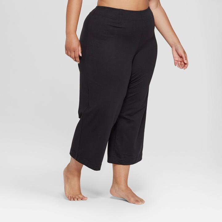 Target Women's Plus Size Wide Leg Yoga 25 - Joylab Black