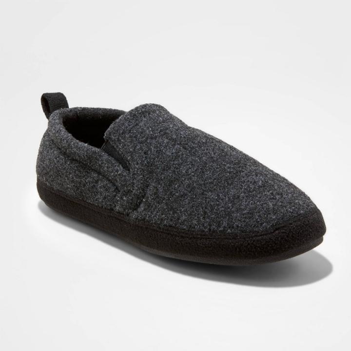 Men's Dayton Slippers - Goodfellow & Co Gray S(7-8), Size: