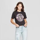 Women's Fortnite Short Sleeve Cuddle Team Leader Skimmer T-shirt - Mighty Fine (juniors') Black