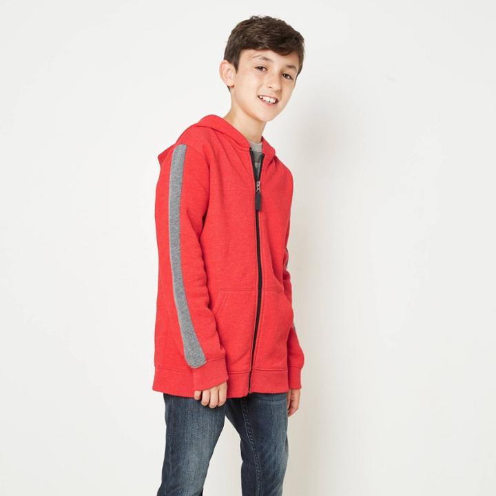 Boys' Fleece Zip-up Hoodie - Cat & Jack Red