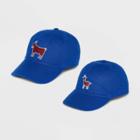 Men's Cotton Canvas Baseball With Embroidered Hat - Goodfellow & Co Blue