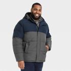 Men's Tall Midweight Puffer Jacket - Goodfellow & Co Navy