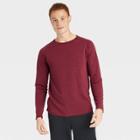 Men's Merino Wool Long Sleeve T-shirt - All In Motion Berry