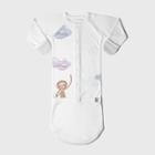 Goumikids Goumi Baby Organic Cotton Dreams Full Of Wonder Nightgown  White