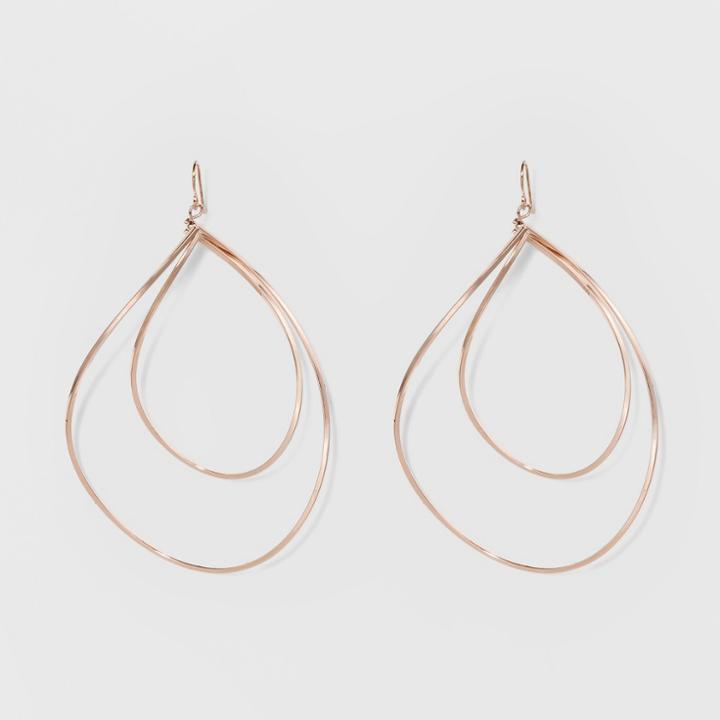 Twisted Drop Earrings - A New Day Rose Gold