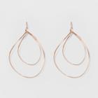 Twisted Drop Earrings - A New Day Rose Gold