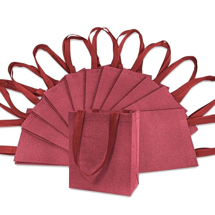 Prime Line Packaging 12pc Glitter Gift Bags, Gift Bags