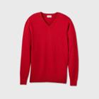 Men's Big & Tall Regular Fit Pullover Sweater - Goodfellow & Co Red Heather