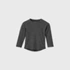 Toddler Boys' Knit Long Sleeve T-shirt - Cat & Jack Gray