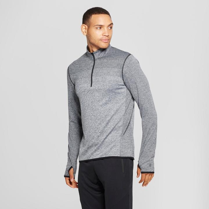 Men's Jacquard Training Quarter Zip - C9 Champion True White