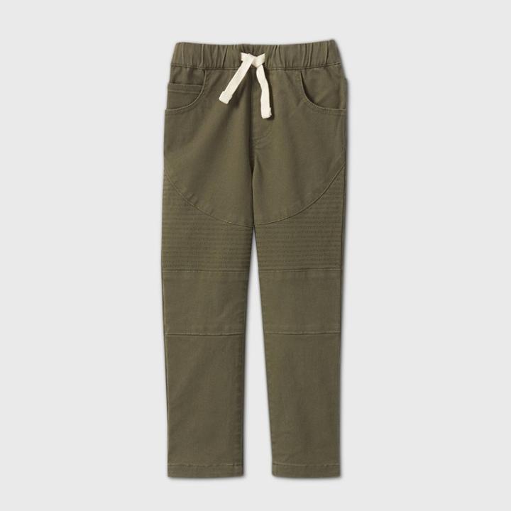 Toddler Boys' Moto Pull-on Pants - Art Class Green