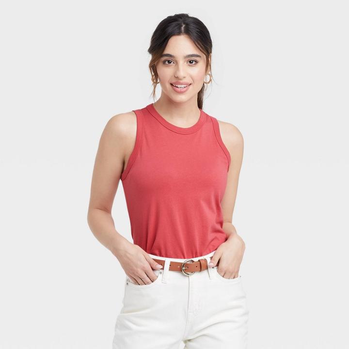 Women's Supima Tank Top - A New Day Red