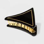 Target Hair Clip - A New Day Black/gold