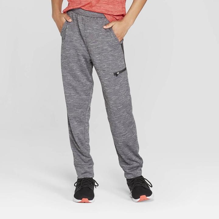 Boys' Spring Fleece Jogger Pants - C9 Champion Charcoal Black