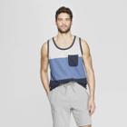 Men's Standard Fit Sleeveless Novelty Pocket Tank - Goodfellow & Co Xavier Navy