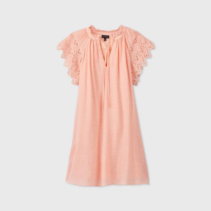 Women's Raglan Short Sleeve Dress - Who What Wear Pink