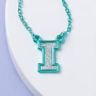 Girls' 'i' Necklace - More Than Magic Teal, Blue