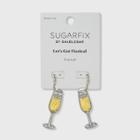 Sugarfix By Baublebar Champagne Glass Drop Earrings - Gold