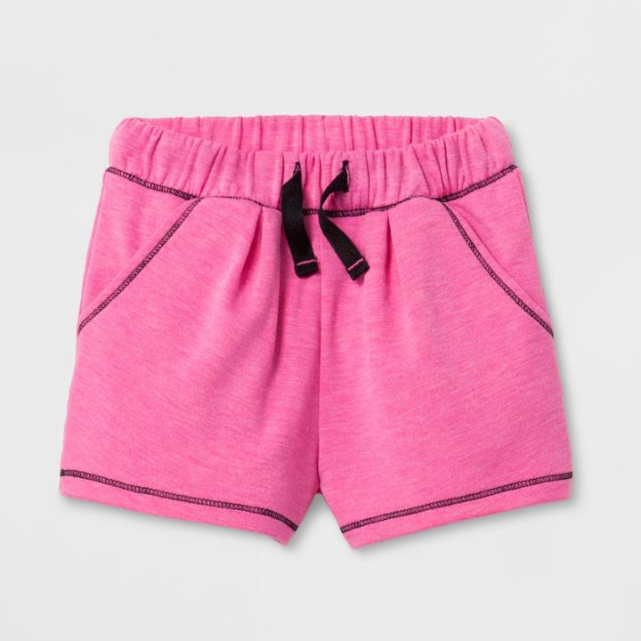 Toddler Girls' Activewear Shorts - Cat & Jack Pizzazz Pink