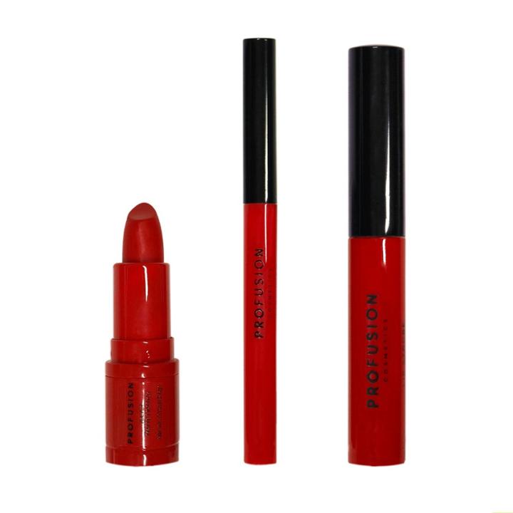 Profusion Cosmetics Lips To Go Desire - 2.5oz, True Red