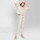 Women's High-rise Skinny Vintage Jogger Pants - Wild Fable Beige