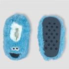 Toddler Sesame Street Cookie Monster Slipper Socks - Blue