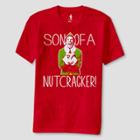 Men's Elf Ugly Holiday Short Sleeve T-shirt - Red