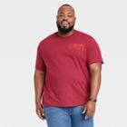 Men's Big & Tall Printed Graphic T-shirt - Goodfellow & Co Red