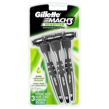 Gillette Mach3 Sensitive Men's Disposable Razors
