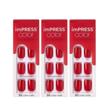 Kiss Impress Press-on Manicure Fake Nails - Reddy Or Not