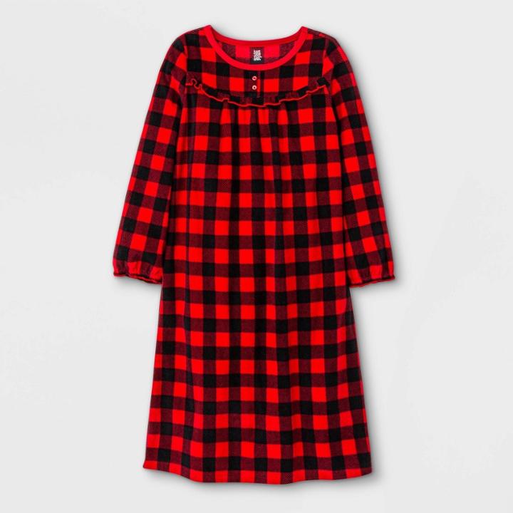 Girls' Buffalo Check Nightgown - Just One You Made By Carter's