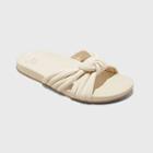 Women's Silvie Slide Sandals - A New Day Off-white