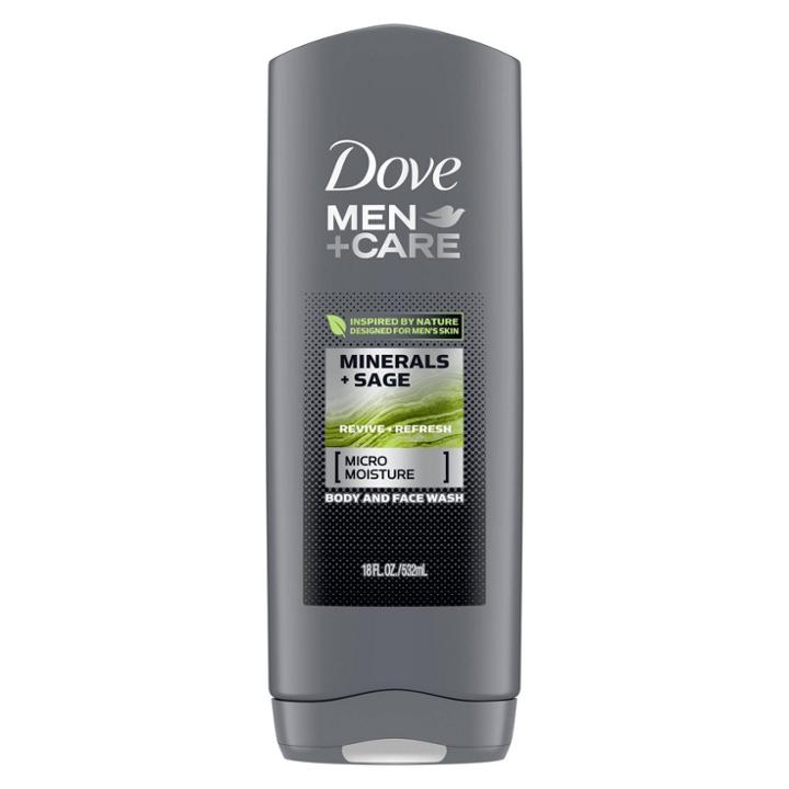Dove Men+care Minerals & Sage Micro Moisture Revive + Refresh Body Wash