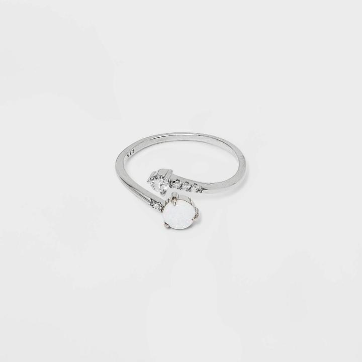 Sterling Silver Opal Band Ring - A New Day