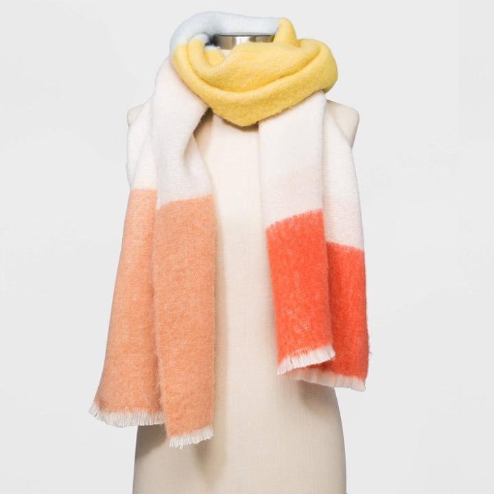Women's Stripe Scarf - Wild Fable Cream, Ivory