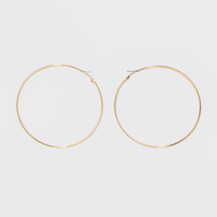 Target Large Hoop Earrings - Wild Fable Gold