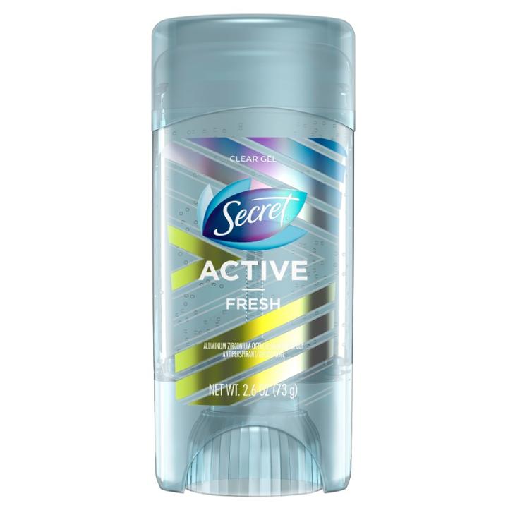 Secret Active Fresh Clear Gel Antiperspirant And Deodorant