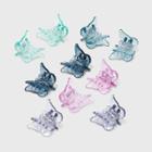 Pastel Butterfly Claws Hair Clips Set 10pc - Wild Fable Multicolor Cools