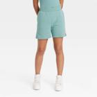 Kids' Shorts - Art Class Turquoise Green
