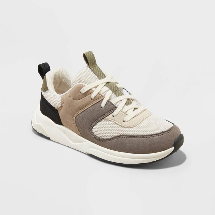 Boys' Bear Lace-up Sneakers - Art Class Gray