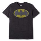 Dc Comics Men's Batman Logo T-shirt - Black