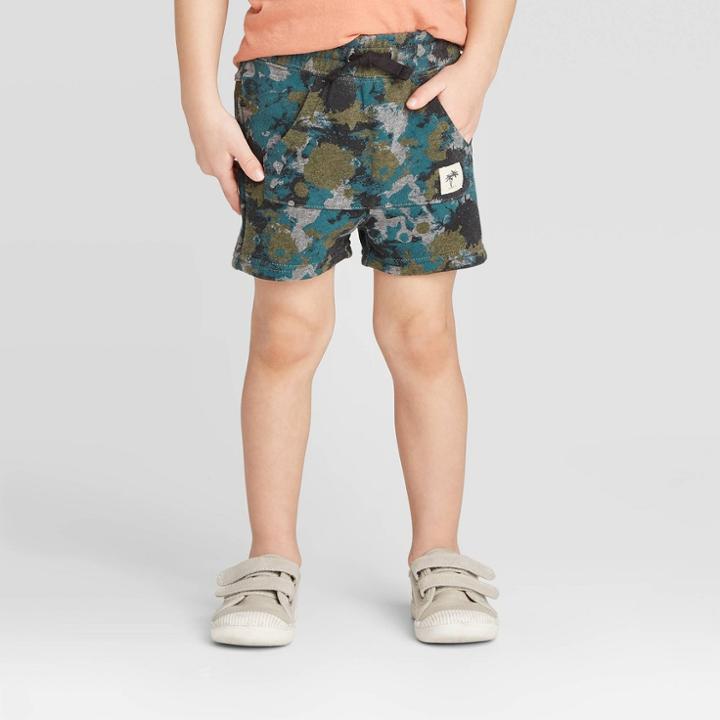 Toddler Boys' Pull-on Shorts - Art Class Camo 12m, Toddler Boy's, Blue