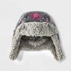 Girls' Sherpa Fleece Trapper Hat - Cat & Jack Gray