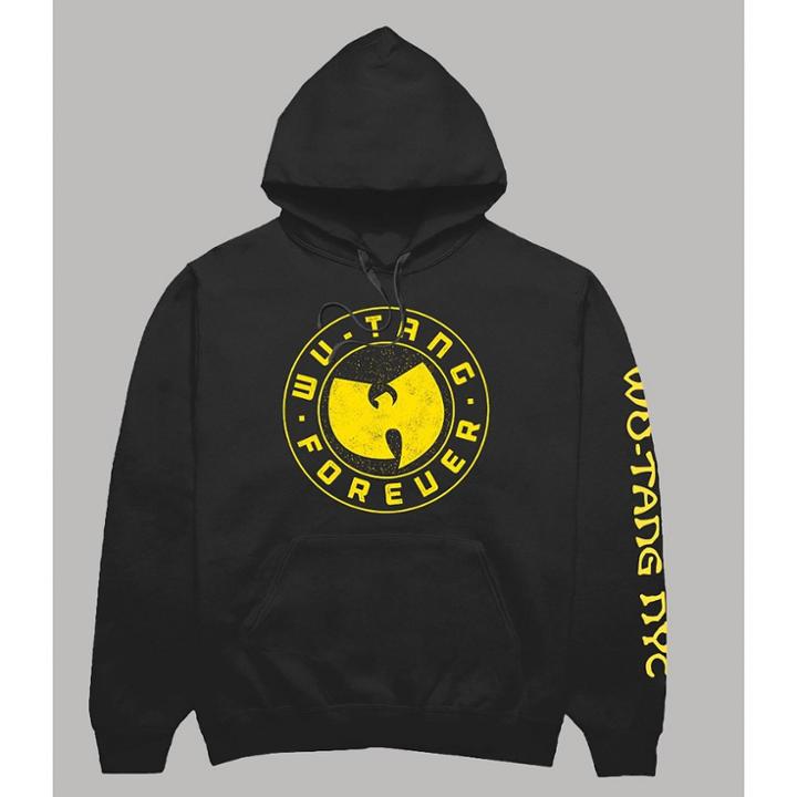 Merch Traffic Men's Wu-tang Clan Hooded Graphic Sweatshirt - Black