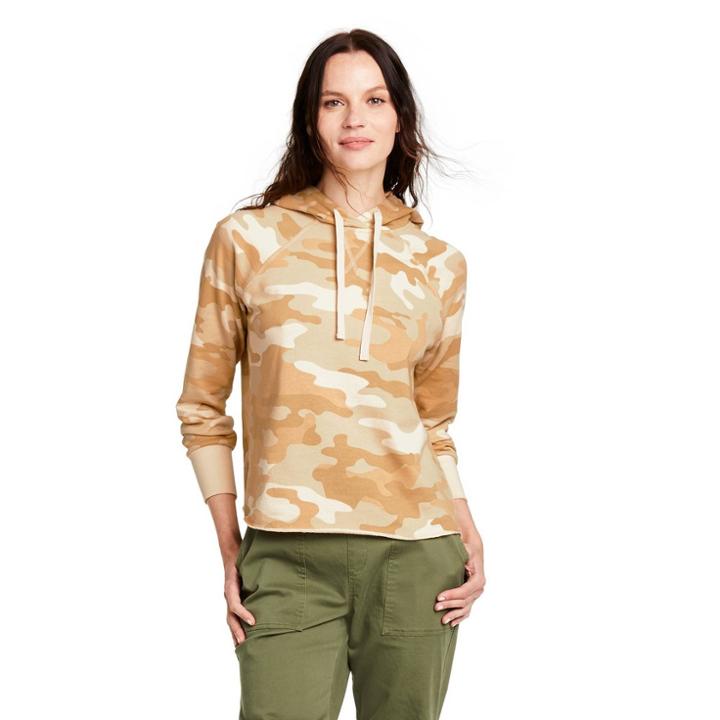 Women's Camo Print Hooded Sweatshirt - Nili Lotan X Target Khaki Xxs