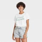 Doe. Women's Plant Based Short Sleeve Graphic T-shirt - White