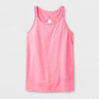 Girls' Lattice Tank Top - C9 Champion Pink Heather S, Heather Pink