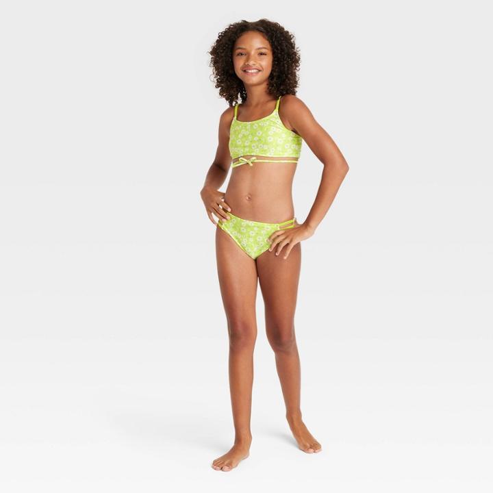 Girls' Make A Wish 2pc Bikini Set - Art Class